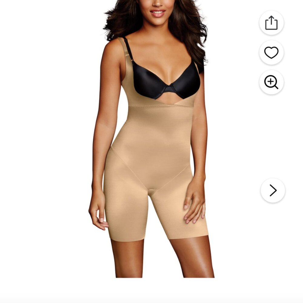 Flexees by Maidenform “Wear Your Own Bra” Singlet/Shaper - Nude - Sz XL - NWT